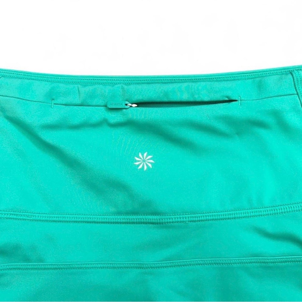 Athleta Ace Tennis Skort Women's Teal Size L - Picture 3 of 5